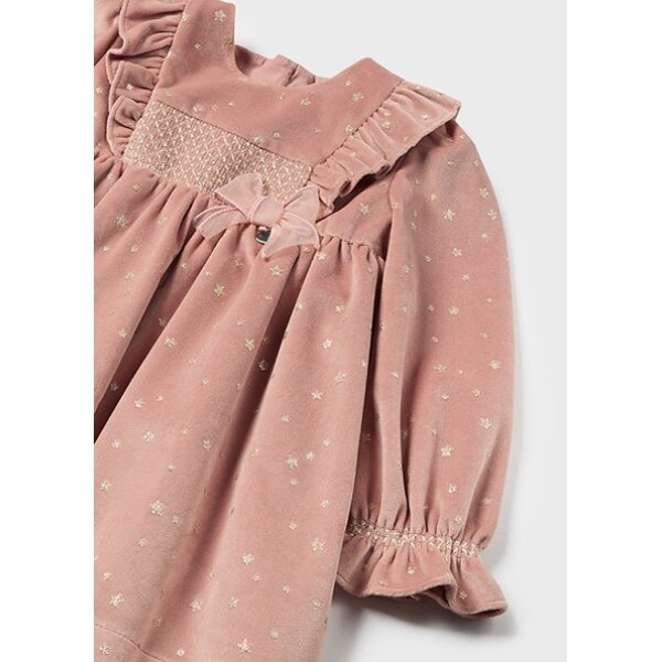 ΠΑΙΔΙΚΟ ΦΟΡΕΜΑ ΒΕΛΟΥΔΙΝΟ ΡΟΖ ΚΟΡΙΤΣΙ MAYORAL 14-02904-030 - Image 3