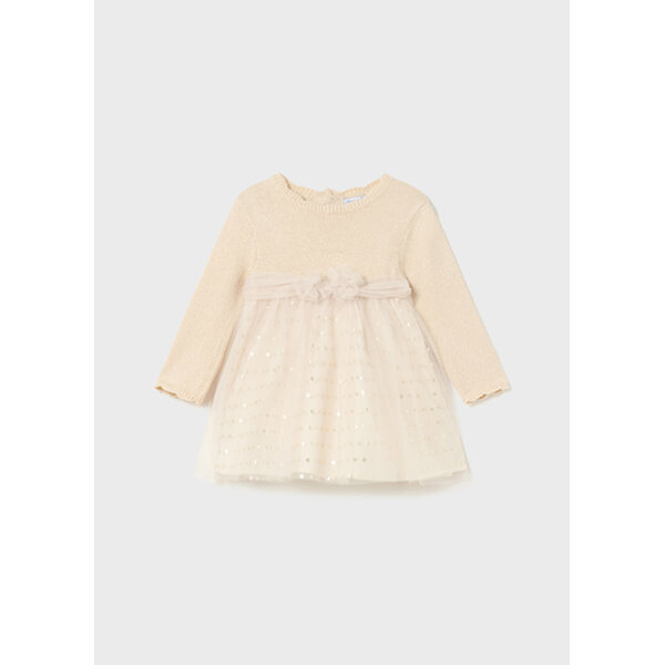 ΠΑΙΔΙΚΟ ΦΟΡΕΜΑ ΕΚΡΟΥ  ΚΟΡΙΤΣΙ MAYORAL 14-02909-041 - Image 1