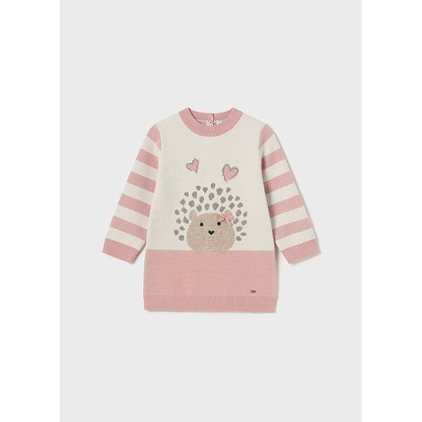 ΠΑΙΔΙΚΟ ΦΟΡΕΜΑ ΠΛΕΧΤΟ ΡΟΖ ΚΟΡΙΤΣΙ MAYORAL 14-02918-094 - Image 1