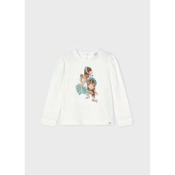 ΠΑΙΔΙΚΗ ΜΠΛΟΥΖΑ ΕΚΡΟΥ ΚΟΡΙΤΣΙ MAYORAL 14-04065-035 - Image 1