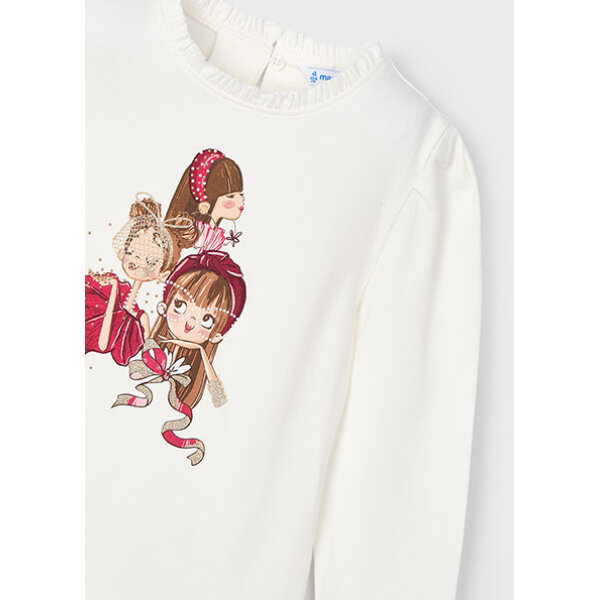 ΠΑΙΔΙΚΗ ΜΠΛΟΥΖΑ ΕΚΡΟΥ ΚΟΡΙΤΣΙ MAYORAL 14-04065-036 - Image 2