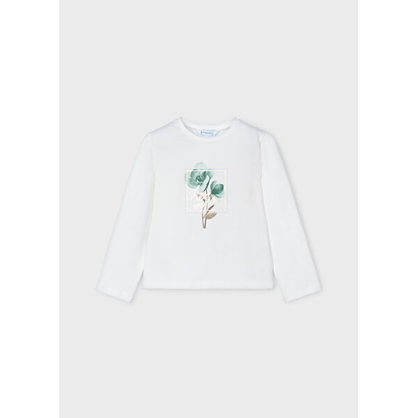 ΠΑΙΔΙΚΗ ΜΠΛΟΥΖΑ ΕΚΡΟΥ/ΠΕΤΡΟΛ  ΚΟΡΙΤΣΙ MAYORAL 14-04066-042 - Image 1