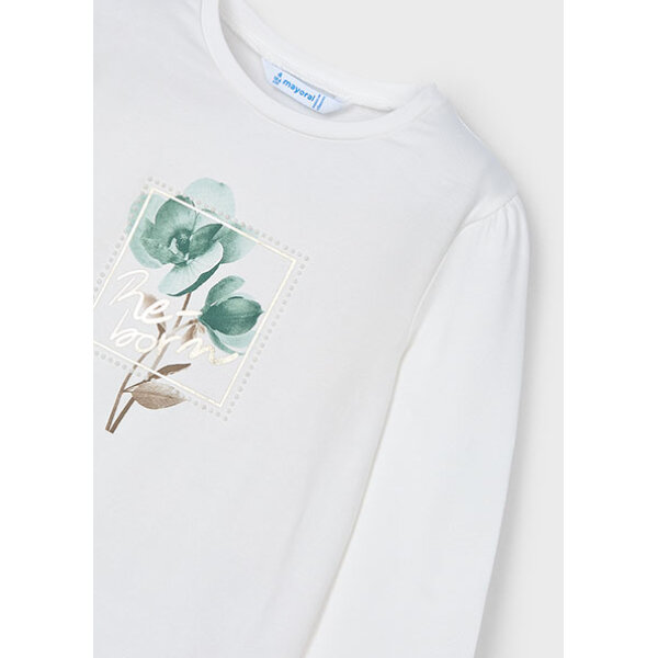 ΠΑΙΔΙΚΗ ΜΠΛΟΥΖΑ ΕΚΡΟΥ/ΠΕΤΡΟΛ  ΚΟΡΙΤΣΙ MAYORAL 14-04066-042 - Image 3