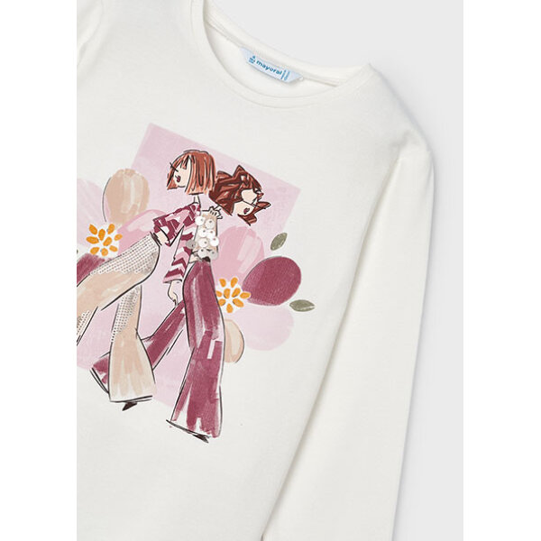 14-04067-078-M-5 ΠΑΙΔΙΚΗ ΜΠΛΟΥΖΑ ΕΚΡΟΥ/ΡΟΖ ΚΟΡΙΤΣΙ MAYORAL 14-04067-078 - Image 2