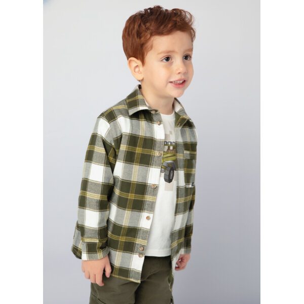 ΠΑΙΔΙΚΟ ΠΟΥΚΑΜΙΣΟ ΚΑΡΟ ΠΡΑΣΙΝΟ ΑΓΟΡΙ MAYORAL 14-04107-082 - Image 1