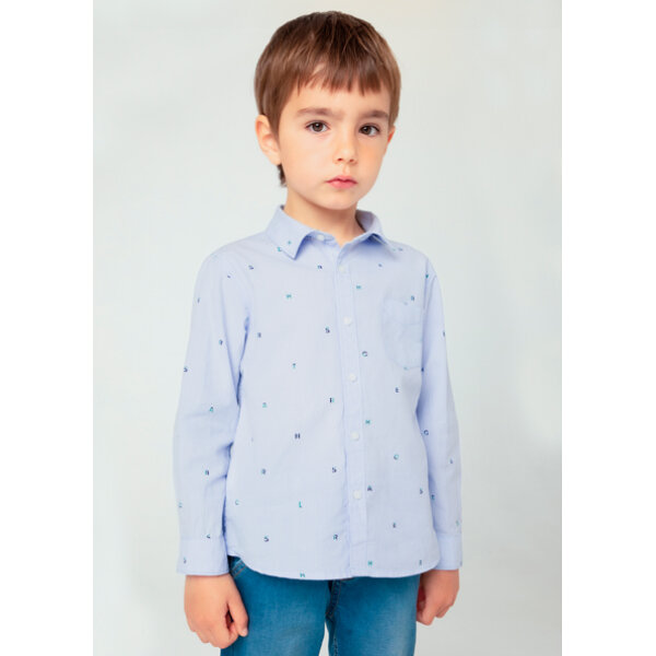 14-04110-053-M-2 ΠΑΙΔΙΚΟ ΠΟΥΚΑΜΙΣΟ ΓΑΛΑΖΙΟ ΑΓΟΡΙ MAYORAL 14-04110-053 - Image 1