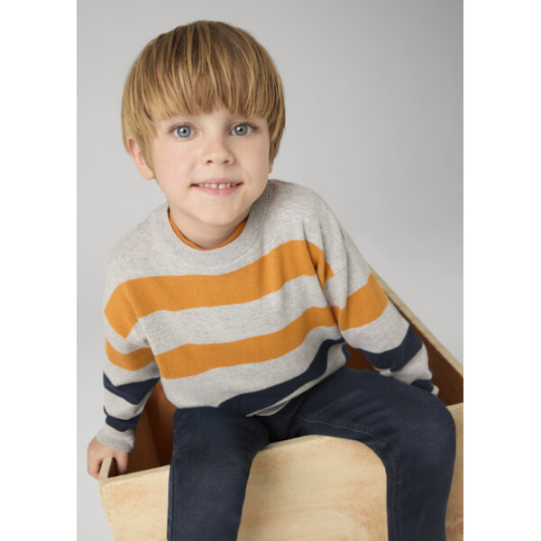 ΠΑΙΔΙΚΟ ΠΟΥΛΟΒΕΡ ΓΚΡΙ ΜΕ ΡΙΓΑ  ΑΓΟΡΙ MAYORAL 14-04338-011 - Image 3