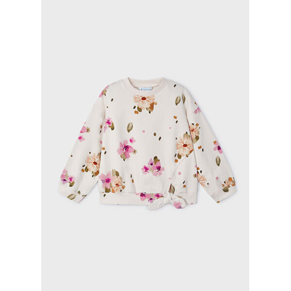 14-04481-010-M-4 ΠΑΙΔΙΚO ΠΟΥΛΟΒΕΡ ΜΠΕΖ FLORAL  ΚΟΡΙΤΣΙ MAYORAL 14-04481-010 - Image 3