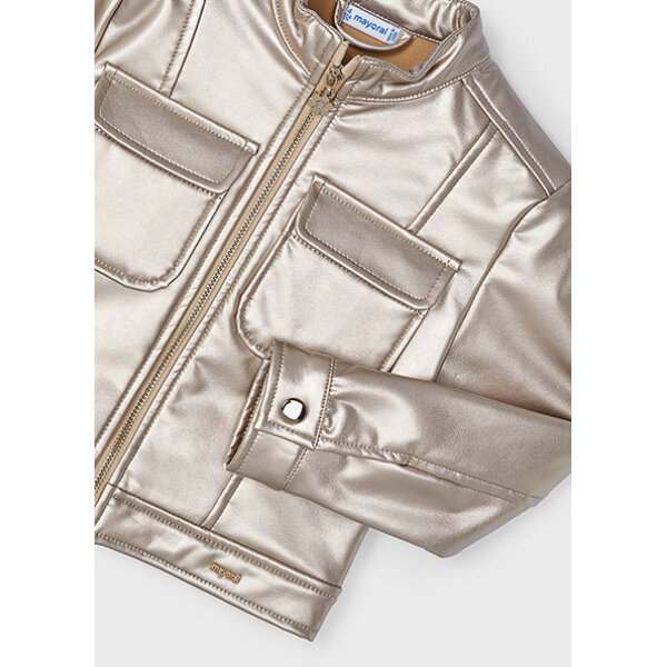 ΠΑΙΔΙΚΗ ΔΕΡΜΑΤΙΝΗ  ΜΠΕΖ/ΧΡΥΣΟ  ΚΟΡΙΤΣΙ MAYORAL 14-04483-029 - Image 3