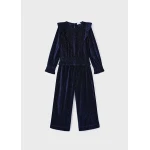 ΠΑΙΔΙΚΟ ΣΕΤ ΠΑΝΤΕΛΟΝΙ ΒΕΛΟΥΔΙΝΟ ΜΠΛΕ ΚΟΡΙΤΣΙ MAYORAL 14-04550-015