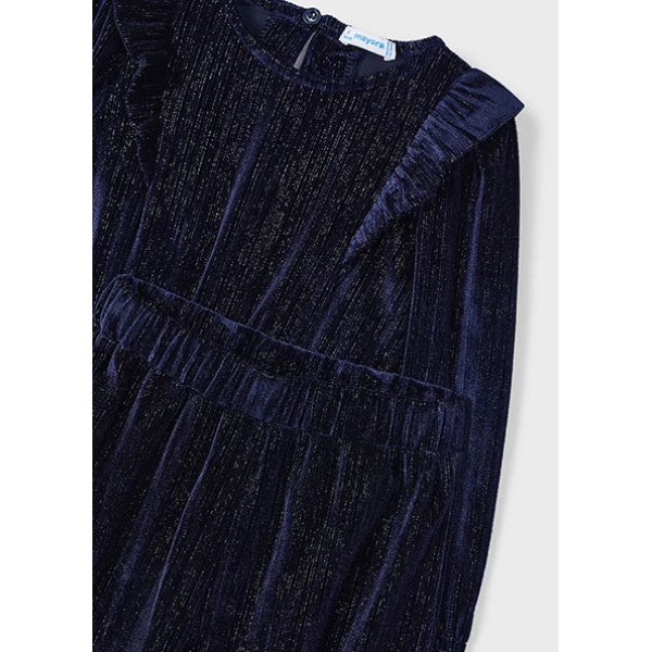 ΠΑΙΔΙΚΟ ΣΕΤ ΠΑΝΤΕΛΟΝΙ ΒΕΛΟΥΔΙΝΟ ΜΠΛΕ   ΚΟΡΙΤΣΙ MAYORAL 14-04550-015 - Image 3