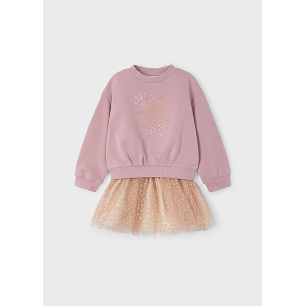 14-04937-015-M-4 ΠΑΙΔΙΚΟ ΣΕΤ ΦΟΥΣΤΑ ΤΟΥΛΙ ΡΟΖ ΚΟΡΙΤΣΙ MAYORAL 14-04937-015 - Image 1