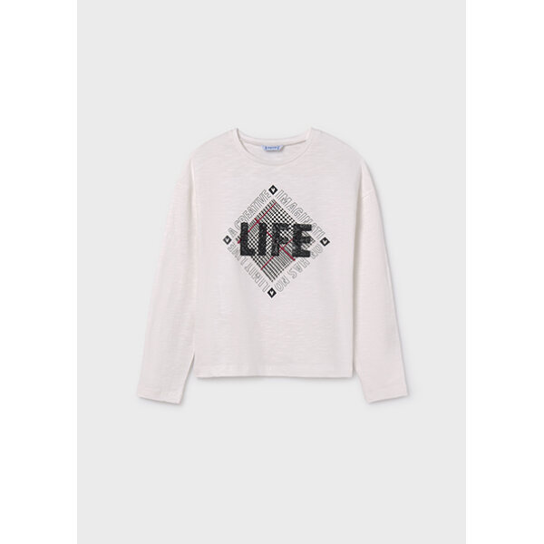 ΠΑΙΔΙΚΗ ΜΠΛΟΥΖΑ ΕΚΡΟΥ ΚΟΡΙΤΣΙ MAYORAL 14-07008-082 - Image 1