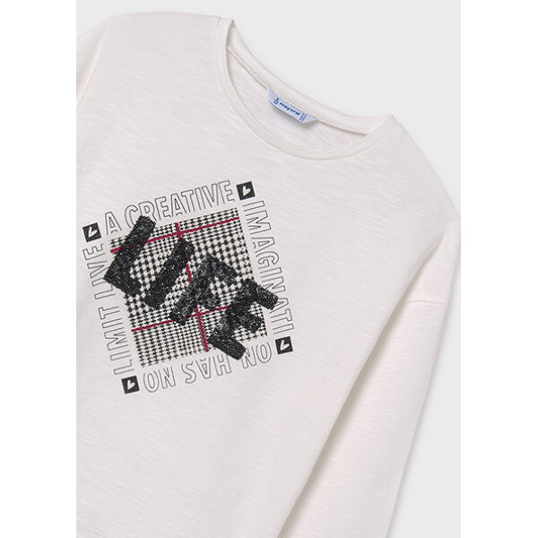 ΠΑΙΔΙΚΗ ΜΠΛΟΥΖΑ ΕΚΡΟΥ ΚΟΡΙΤΣΙ MAYORAL 14-07008-082 - Image 3