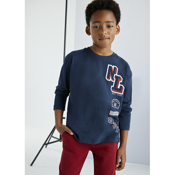 14-07078-038-M-1 ΠΑΙΔΙΚΗ ΜΠΛΟΥΖΑ  ΜΠΛΕ ΑΓΟΡΙ MAYORAL 14-07078-038 - Image 1