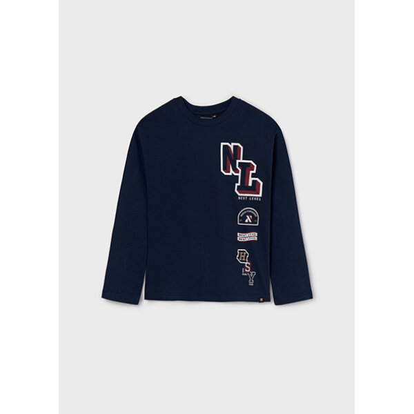 14-07078-038-M-4 ΠΑΙΔΙΚΗ ΜΠΛΟΥΖΑ  ΜΠΛΕ ΑΓΟΡΙ MAYORAL 14-07078-038 - Image 3