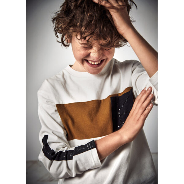 14-07084-030-M-1 ΠΑΙΔΙΚΗ ΜΠΛΟΥΖΑ ΕΚΡΟΥ  ΑΓΟΡΙ MAYORAL 14-07084-030 - Image 1