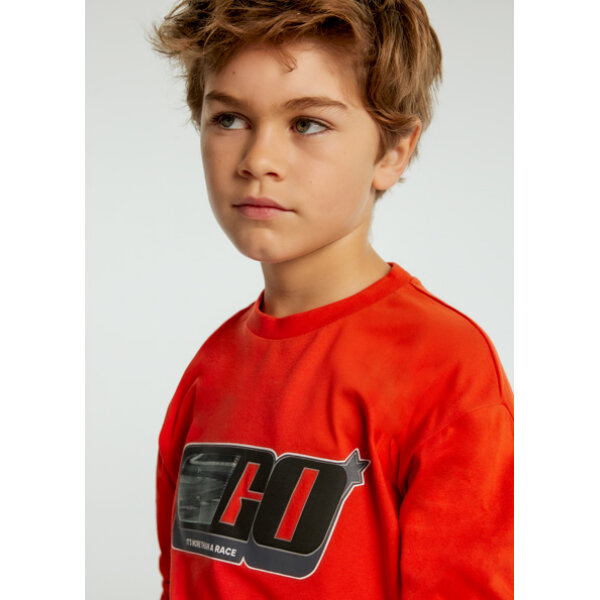 14-07088-043-M-2 ΠΑΙΔΙΚΗ ΜΠΛΟΥΖΑ ΚΟΚΚΙΝΟ ΑΓΟΡΙ MAYORAL 14-07088-043 - Image 3