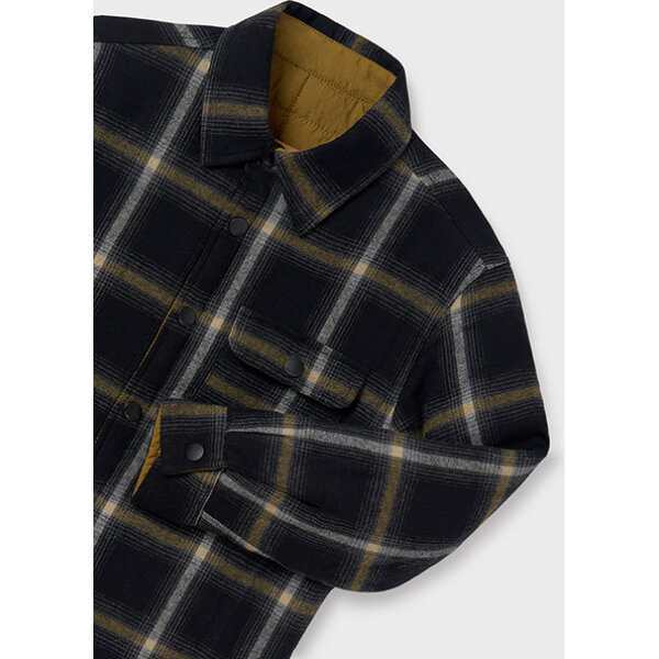 14-07107-047-M-5 ΠΑΙΔΙΚΟ ΠΟΥΚΑΜΙΣΟ ΚΑΡΟ ΜΑΥΡΟ ΔΙΠΛΗΣ ΟΨΗΣ  ΑΓΟΡΙ MAYORAL 14-07107-047 - Image 3