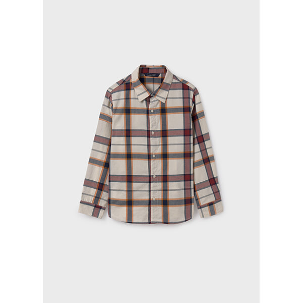 14-07110-057-M-4 ΠΑΙΔΙΚΟ ΠΟΥΚΑΜΙΣΟ ΚΑΡΟ ΚΟΚΚΙΝΟ ΑΓΟΡΙ MAYORAL 14-07110-057 - Image 4