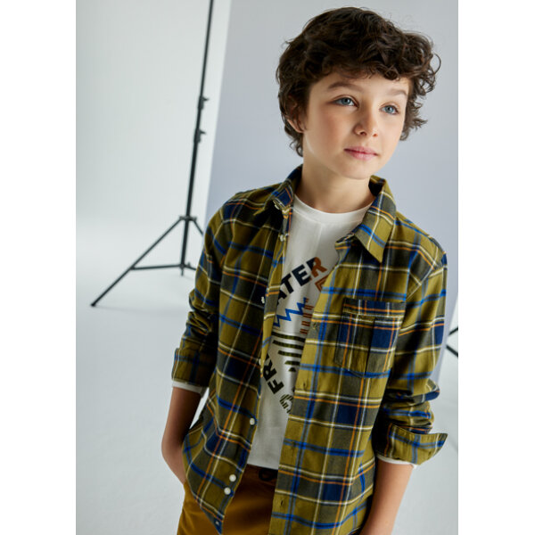 14-07111-060-M-3 ΠΑΙΔΙΚΟ ΠΟΥΚΑΜΙΣΟ ΧΑΚΙ ΚΑΡΟ ΑΓΟΡΙ MAYORAL 14-07111-060 - Image 3