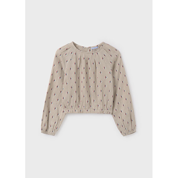 ΠΑΙΔΙΚΗ ΜΠΛΟΥΖΑ ΕΚΡΟΥ   ΚΟΡΙΤΣΙ MAYORAL 14-07191-015 - Image 1