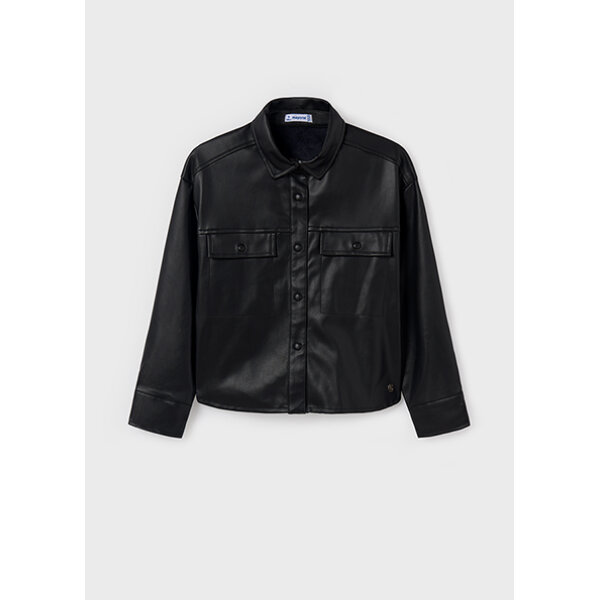 ΠΑΙΔΙΚΟ ΠΟΥΚΑΜΙΣΟ ΜΑΥΡΟ  ΚΟΡΙΤΣΙ MAYORAL 14-07194-049 - Image 1