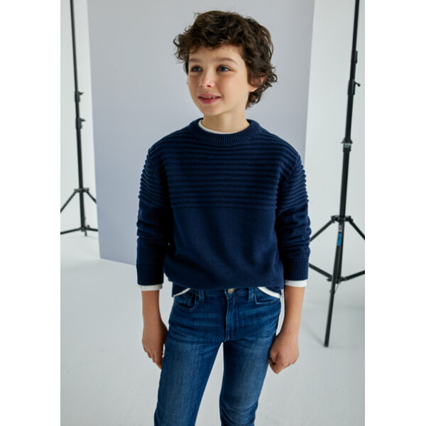 ΠΑΙΔΙΚΟ ΠΟΥΛΟΒΕΡ ΖΑΚΑΡ ΜΠΛΕ ΑΓΟΡΙ MAYORAL 14-07392-010 - Image 3