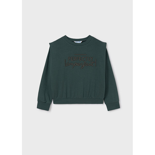 14-07468-020-M-4 ΠΑΙΔΙΚΟ ΠΟΥΛΟΒΕΡ ΜΕ ΒΑΤΕΣ  ΠΡΑΣΙΝΟ ΚΟΡΙΤΣΙ MAYORAL 14-07468-020 - Image 1