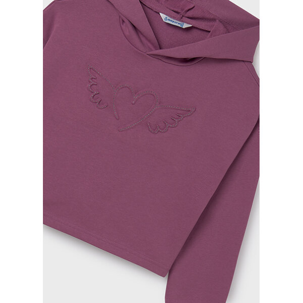 ΠΑΙΔΙΚΟ ΠΟΥΛΟΒΕΡ ΜΕ ΚΟΥΚΟΥΛΑ ΜΩΒ  ΚΟΡΙΤΣΙ MAYORAL 14-07469-042 - Image 3