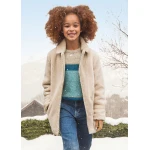 ΠΑΙΔΙΚΟ ΠΑΛΤΟ ΠΡΟΒΑΤΑΚΙ ΜΠΕΖ  ΚΟΡΙΤΣΙ MAYORAL 14-07475-060