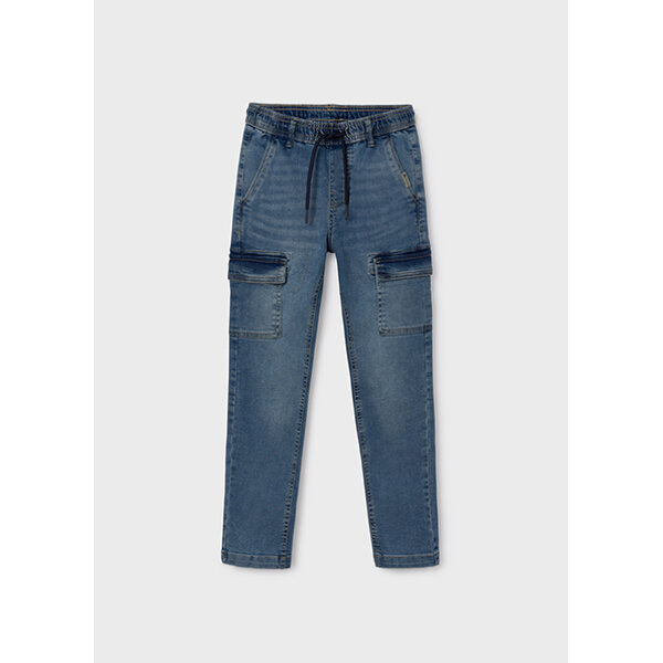 14-07534-058-M-4 ΠΑΙΔΙΚΟ ΠΑΝΤΕΛΟΝΙ ΤΖΙΝ JOGGER CARGO ΜΠΛΕ ΑΓΟΡΙ MAYORAL 14-07534-058 - Image 4