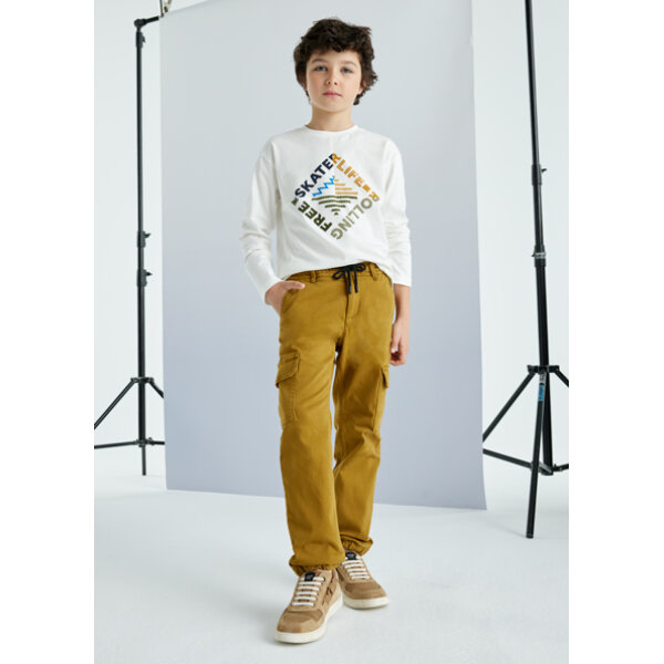 14-07541-075-M-2 ΠΑΙΔΙΚΟ ΠΑΝΤΕΛΟΝΙ CARGO ΚΑΦΕ ΑΓΟΡΙ MAYORAL 14-07541-075 - Image 1