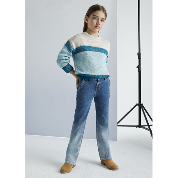 14-07547-082-M-1 ΠΑΙΔΙΚΟ ΠΑΝΤΕΛΟΝΙ ΤΖΙΝ DEEP DYE ΜΠΛΕ  ΚΟΡΙΤΣΙ MAYORAL 14-07547-082 - Image 1