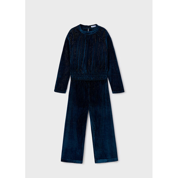 ΠΑΙΔΙΚΟ ΣΕΤ ΠΑΝΤΕΛΟΝΙ ΒΕΛΟΥΔΟ ΜΑΥΡΟ ΚΟΡΙΤΣΙ MAYORAL 14-07553-023 - Image 1