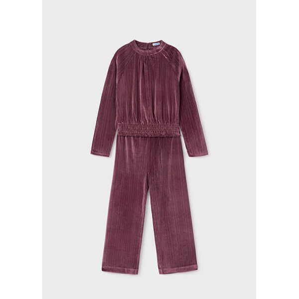 ΠΑΙΔΙΚΟ ΣΕΤ ΠΑΝΤΕΛΟΝΙ ΒΕΛΟΥΔΟ ΜΩΒ ΚΟΡΙΤΣΙ MAYORAL 14-07553-022 - Image 1