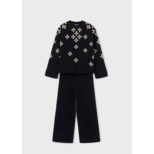 ΠΑΙΔΙΚΟ ΣΕΤ ΠΛΕΧΤΟ ΜΑΥΡΟ ΚΟΡΙΤΣΙ MAYORAL 14-07554-096 - Image 3