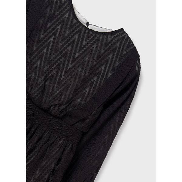 ΠΑΙΔΙΚΟ ΦΟΡΕΜΑ ΜΑΥΡΟ ΓΑΖΑ ΚΟΡΙΤΣΙ MAYORAL 14-07977-033 - Image 3