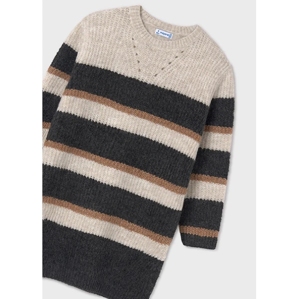 ΠΑΙΔΙΚΟ ΦΟΡΕΜΑ ΠΛΕΧΤΟ ΓΚΡΙ ΚΟΡΙΤΣΙ MAYORAL 14-07984-046 - Image 2