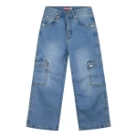 ΠΑΙΔΙΚΟ ΠΑΝΤΕΛΟΝΙ ΤΖΙΝ  ΜΕ ΤΣΕΠΕΣ ΜΠΛΕ ΚΟΡΙΤΣΙ  ENERGIERS 16-124209-2