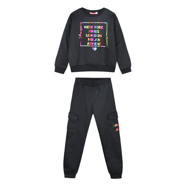 ΠΑΙΔΙΚΟ ΣΕΤ ΦΟΡΜΑ ΠΑΝΤΕΛΟΝΙ ΜΕ ΤΣΕΠΕΣ ΜΑΥΡΟ ΚΟΡΙΤΣΙ  ENERGIERS 16-124279-0 - Image 1