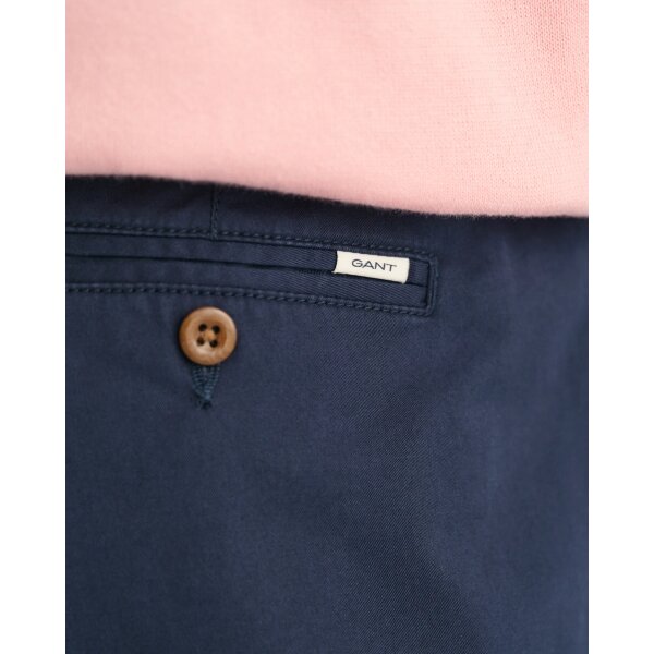 202401-1505222-410-crmodel-fv-2 Ανδρικό Παντελόνι GANT  REGULAR TWILL CHINOS 1505222 Μπλε - Image 3