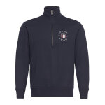 Ανδρική Φούτερ Ζακέτα GANT PRINT HALF ZIP Μπλε 2015088-433