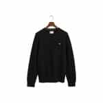 Ανδρικό Πλεκτό COTTON MICRO TEXTURED C-NECK 8030210 Μαύρο - Image 3