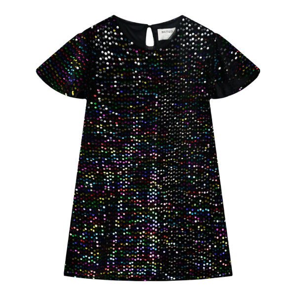 ΠΑΙΔΙΚΟ ΦΟΡΕΜΑ ΜΑΥΡΟ ΜΕ ΠΟΛΥΧΡΩΜΗ ΠΑΓΙΕΤΑ   ΚΟΡΙΤΣΙ ENERGIERS 46-124277-7 - Image 1