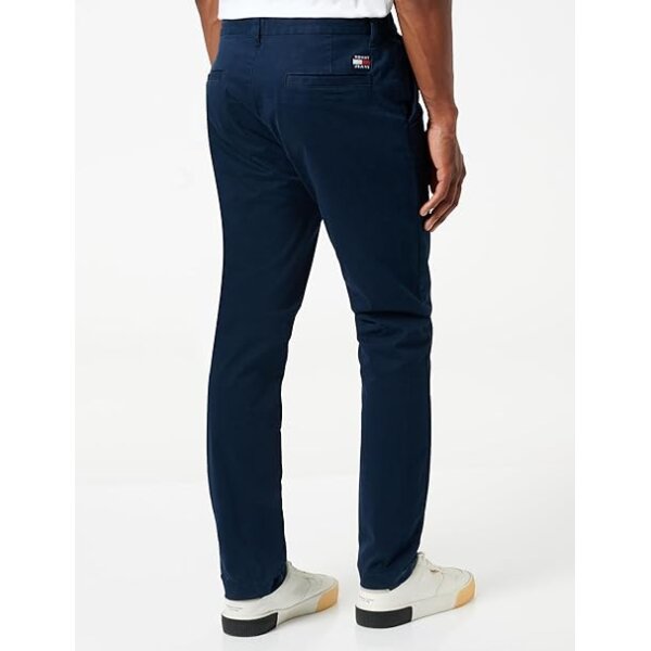 61U37GpKLML._AC_SX466_ Ανδρικό Παντελόνι TOMMY JEANS AUSTIN CHINO DM0DM20445 Μπλε - Image 3
