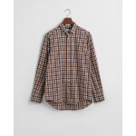 Ανδρικό Πουκάμισο GANT REG LIGHT TWILL CHECK 3240194 Καφέ