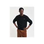 Ανδρικό Πλεκτό COTTON MICRO TEXTURED C-NECK 8030210 Μαύρο