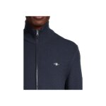 Ανδρική Ζακέτα Πλεκτή COTTON MICRO TEXTURED ZIP CARDIGAN 8030212 Μπλε - Image 4
