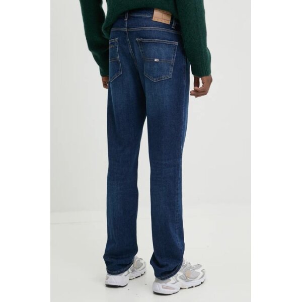 AW24-SJM0EW-59J_F3 Ανδρικό Παντελόνι Τζιν TOMMY JEANS RYAN RGLR STRGHT DM0DM20405 Μπλε Σκούρο - Image 3